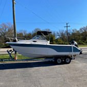 Sea Fox 23'-3" Walk Around - Hull + Trailer