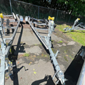 2025 Venture VAB-2825 Aluminum I-Beam Bunk Trailer