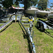 2025 Venture VATB-5925 Aluminum I-Beam 22-24ft Trailer