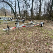 2000 Tracker 15-17ft Bass Boat Trailer