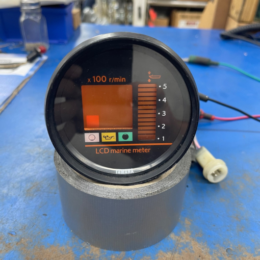 Used Yamaha LCD Marine Meter Gauge OEM