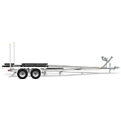 2021 Load Rite LR-AB27T6000102LTB1 Aluminum Bunk Trailer