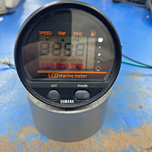 Yamaha LCD Marine Meter Gauge Speed/Trip/Voltage/Fuel OEM