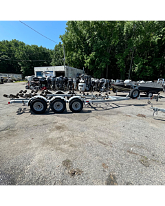 2000 Ezloader Triple Axle Galvanized Roller Trailer