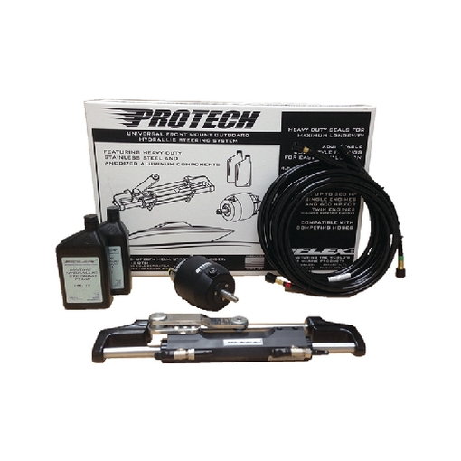 Hydraulic Steering System for Johnson/Evinrude, Yamaha & Suzuki w/20' hoses included.