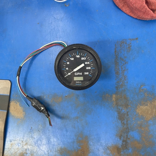Marine Engine Floscan GPH (gallons per hour) Gauge / Meter