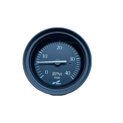 Sea Ray Tachometer 4000 RPM Grey bezel, grey back