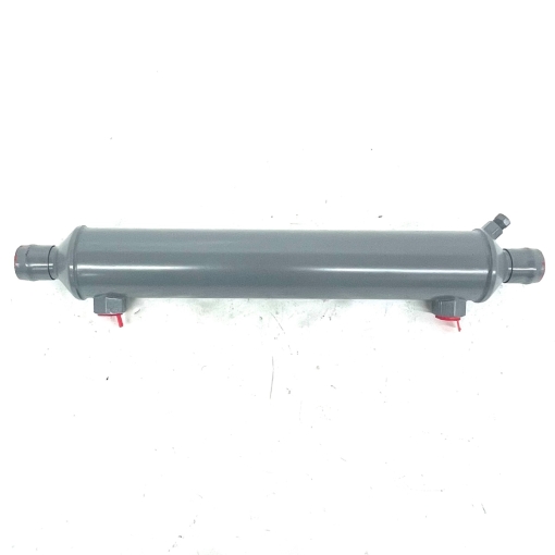 SeaKamp 212133 Marine Oil Cooler 2x12" Body 3/8 NPT 1" Hose